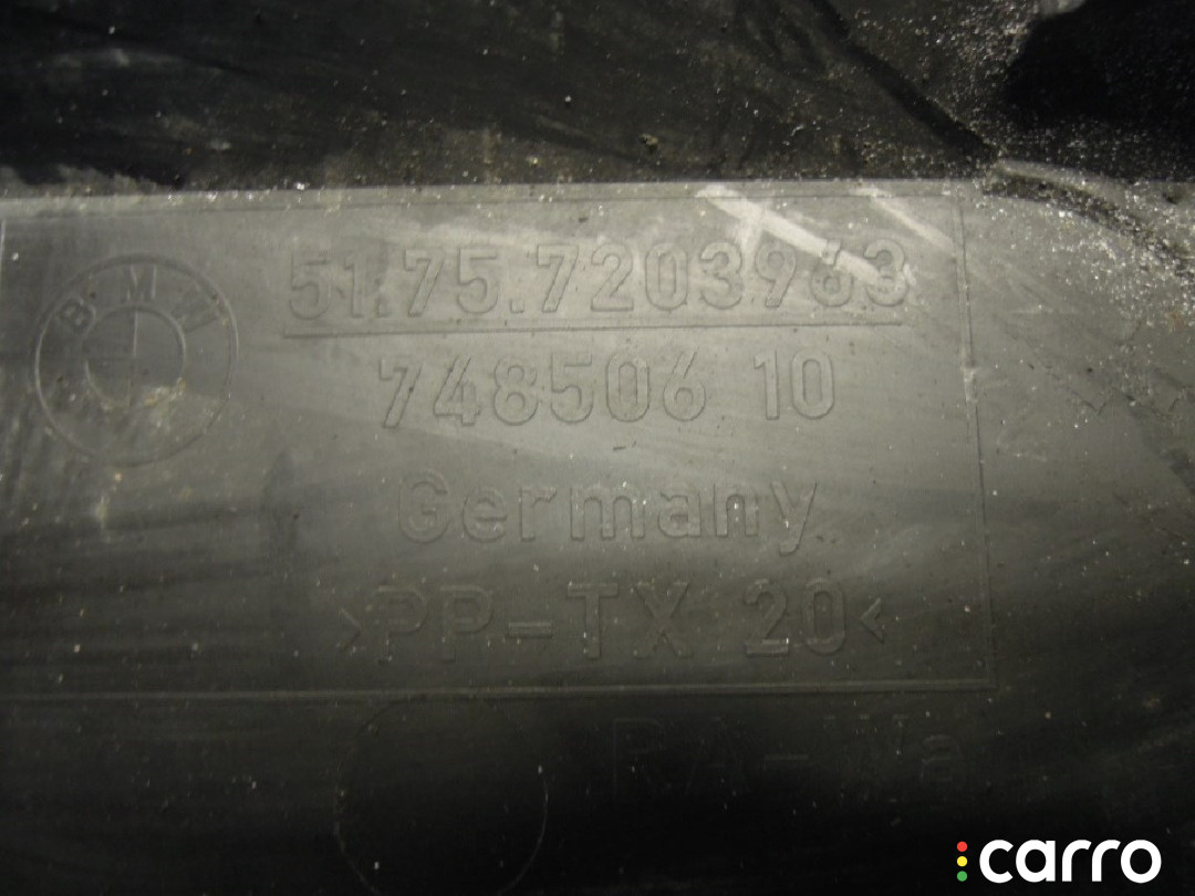 7203963 Воздуховод BMW 5 E60/E61 2008г. - фото №5