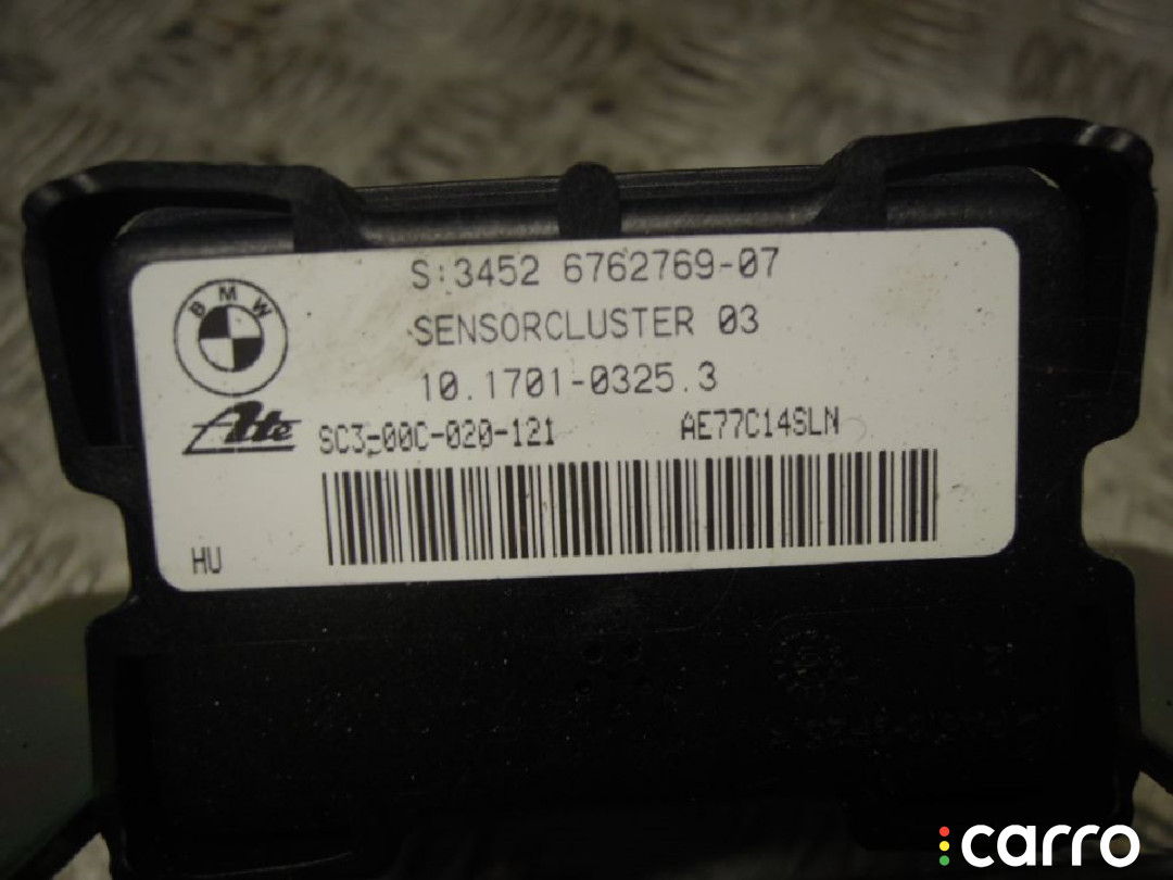 6762769 Датчик ускорения BMW 3 E90/E91/E92/E93 2005г. - фото №2