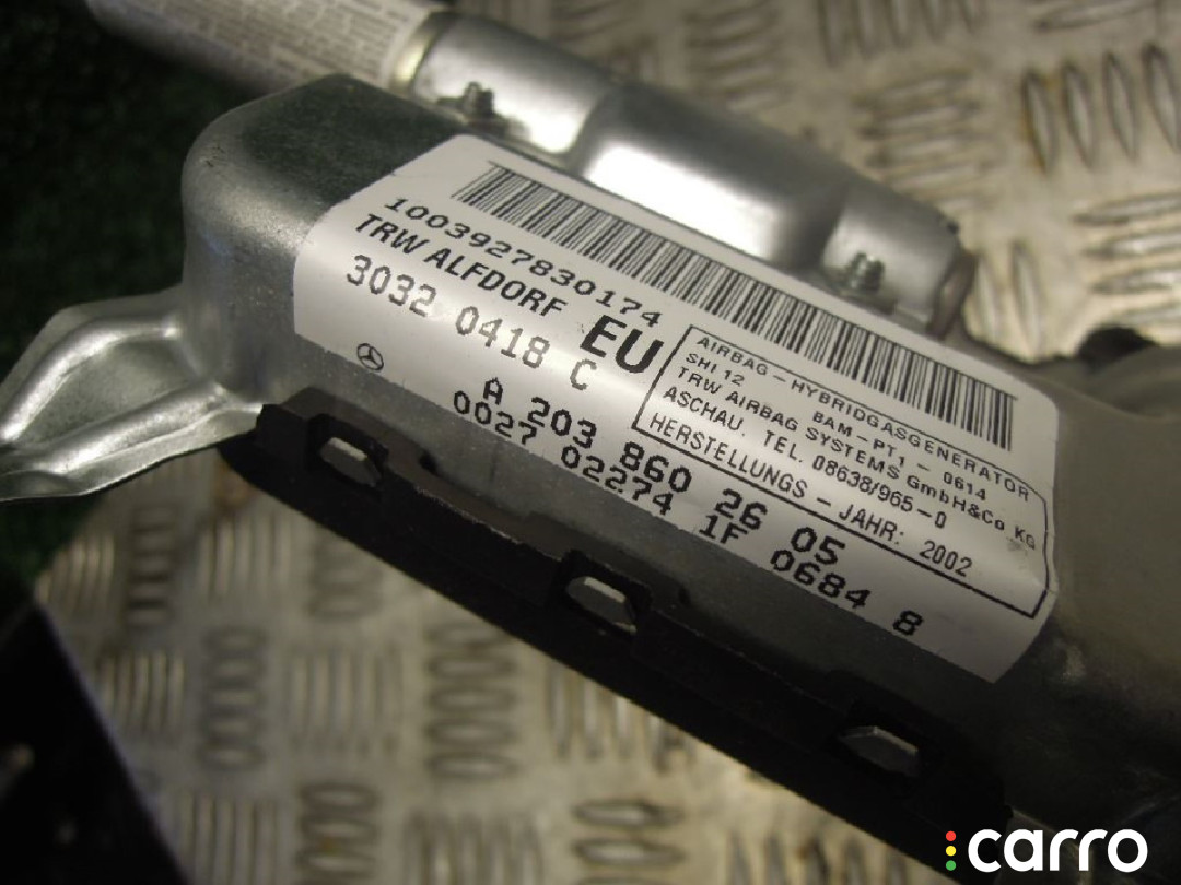 Подушка безопасности Mercedes C W203 2002г. - фото №2