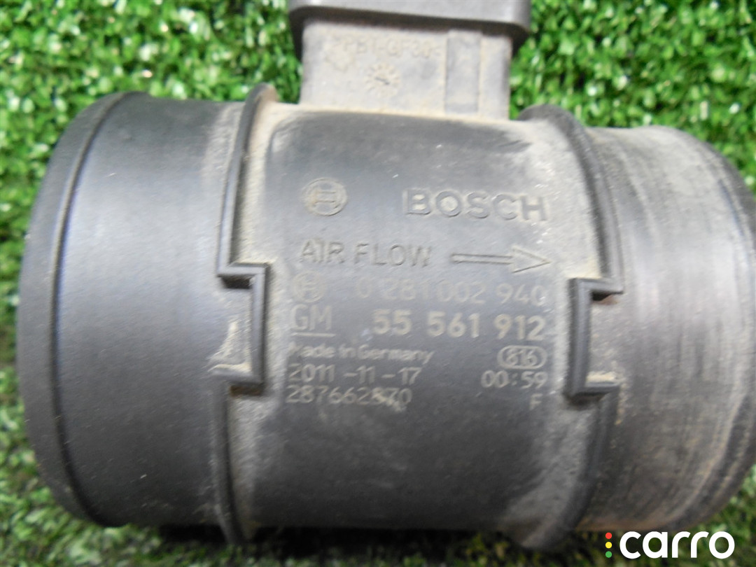 0281006048 Расходомер воздуха Opel Astra J 2012г. - фото №4