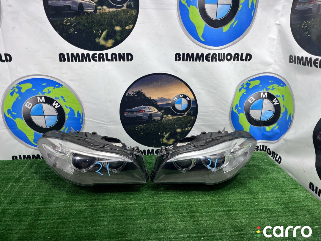 63117343909, 63117343910, 7343909, 7343910 фара передняя (комплект) BMW 5 серия F10 F11 (Рестайлинг) 2013г. - фото №1