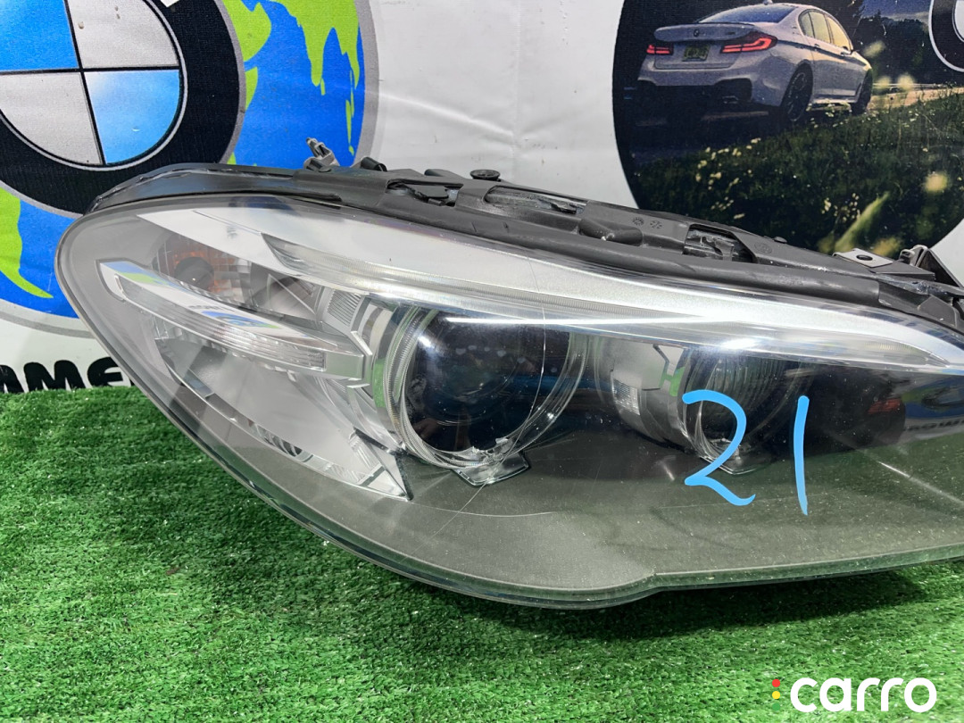 63117343909, 63117343910, 7343909, 7343910 фара передняя (комплект) BMW 5 серия F10 F11 (Рестайлинг) 2013г. - фото №4