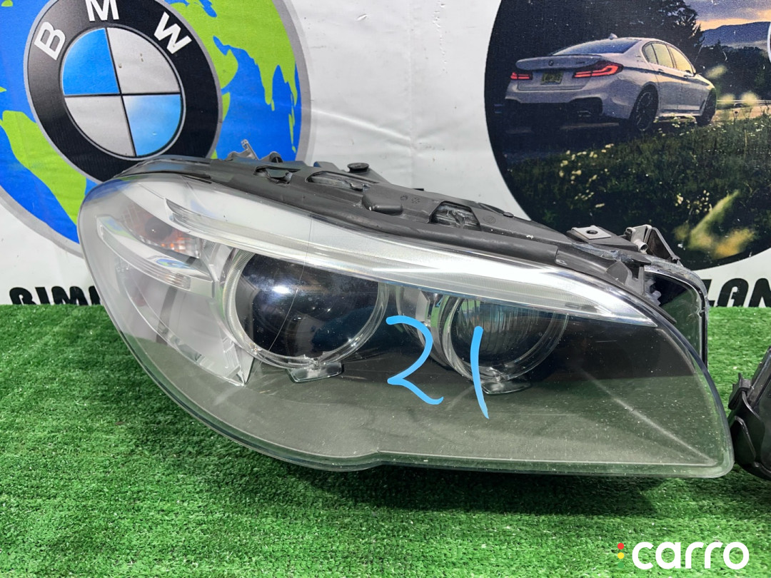 63117343909, 63117343910, 7343909, 7343910 фара передняя (комплект) BMW 5 серия F10 F11 (Рестайлинг) 2013г. - фото №5