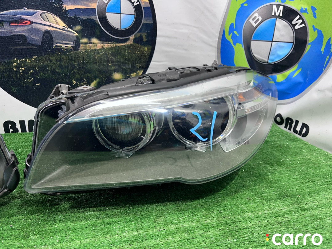63117343909, 63117343910, 7343909, 7343910 фара передняя (комплект) BMW 5 серия F10 F11 (Рестайлинг) 2013г. - фото №7
