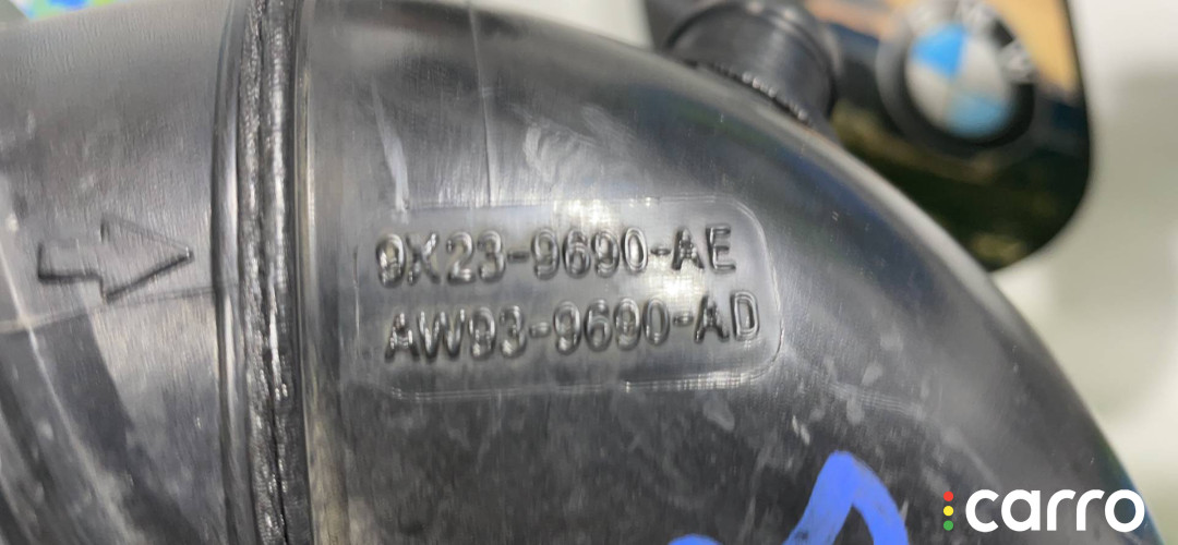 9X239690AE, 9X239690, AW939690, AW939690AD патрубок воздушного фильтра Jaguar XF X250 2011г. - фото №5