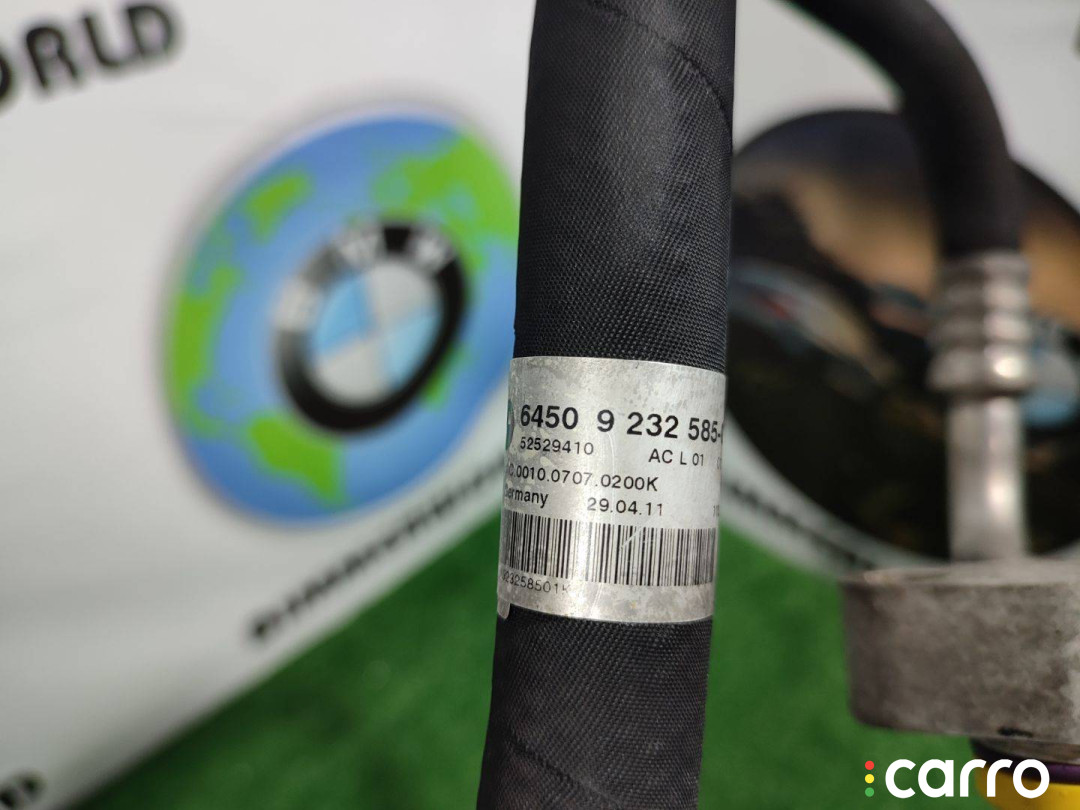 64509232585, 9232585 Трубка кондиционера BMW 3 E90/E91/E92/E93 2011г. - фото №4