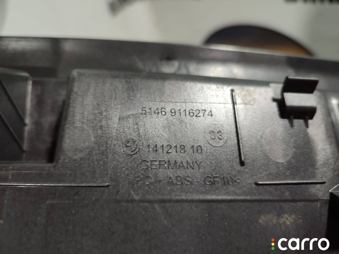 51469116274 Дефлектор обдува салона BMW 5 серия F10 F11 (Дорест.) 2010г. - фото №10