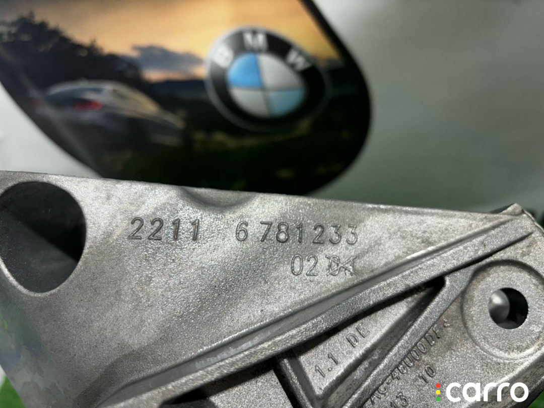 22116781233, 6781233 кронштейн двигателя левый BMW 5 серия F10 F11 (Дорест.) 2011г. - фото №3