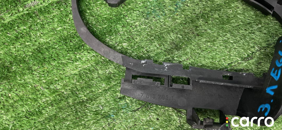 7191571, 51217191571, 51217013703, 7013703 скелет ручки двери задней левой BMW 7 E65/E66 2006г. - фото №4