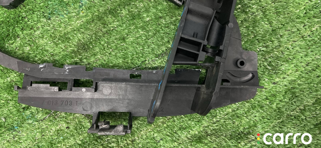7191571, 51217191571, 51217013703, 7013703 скелет ручки двери задней левой BMW 7 E65/E66 2006г. - фото №5