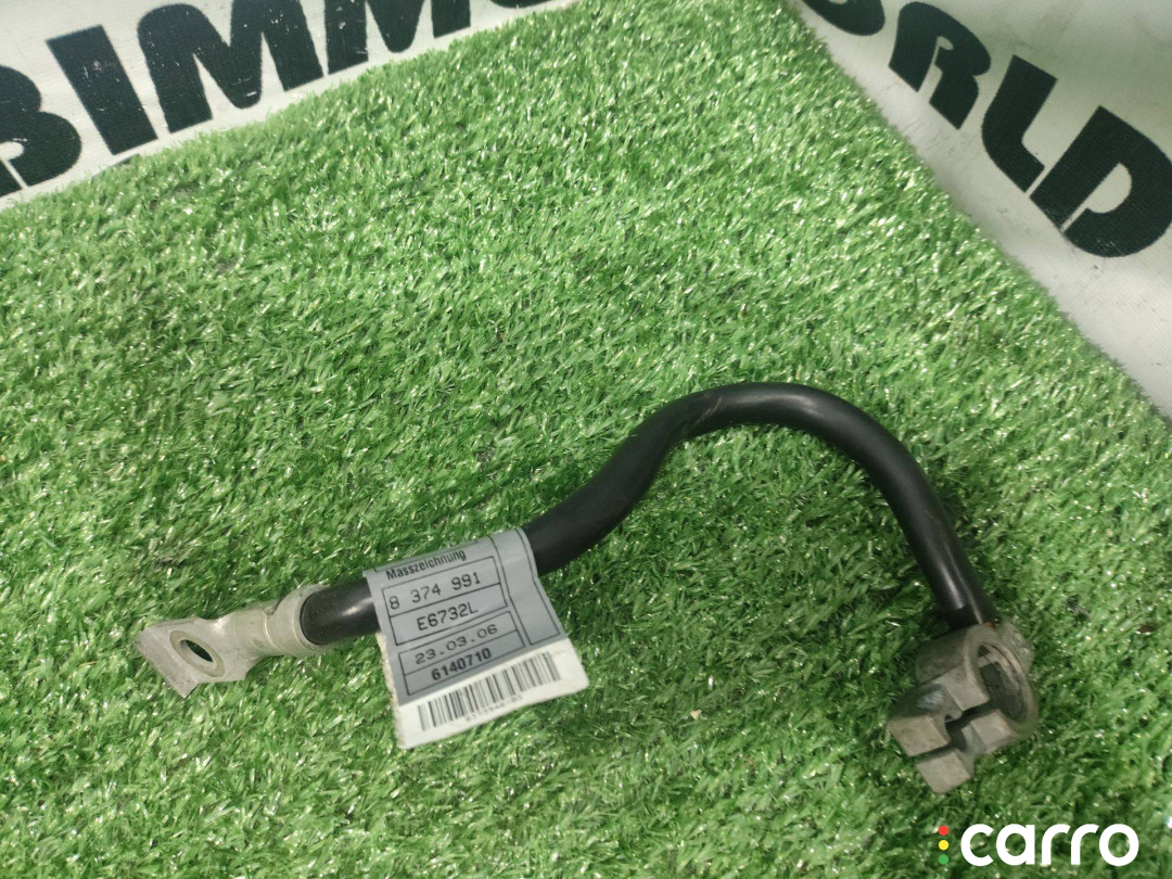 8373946, 8374991, 61128373946 клемма аккумулятора минус BMW Z4 E85/E86 рест 2006г. - фото №4
