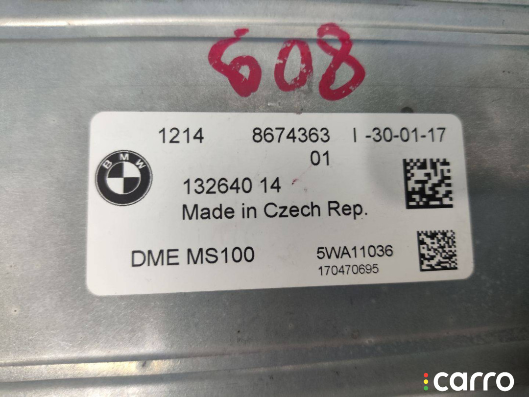 12148489402, 12148674363, 8489402, 8674363 Блок управления двигателем BMW i3 I01 2017г. - фото №10