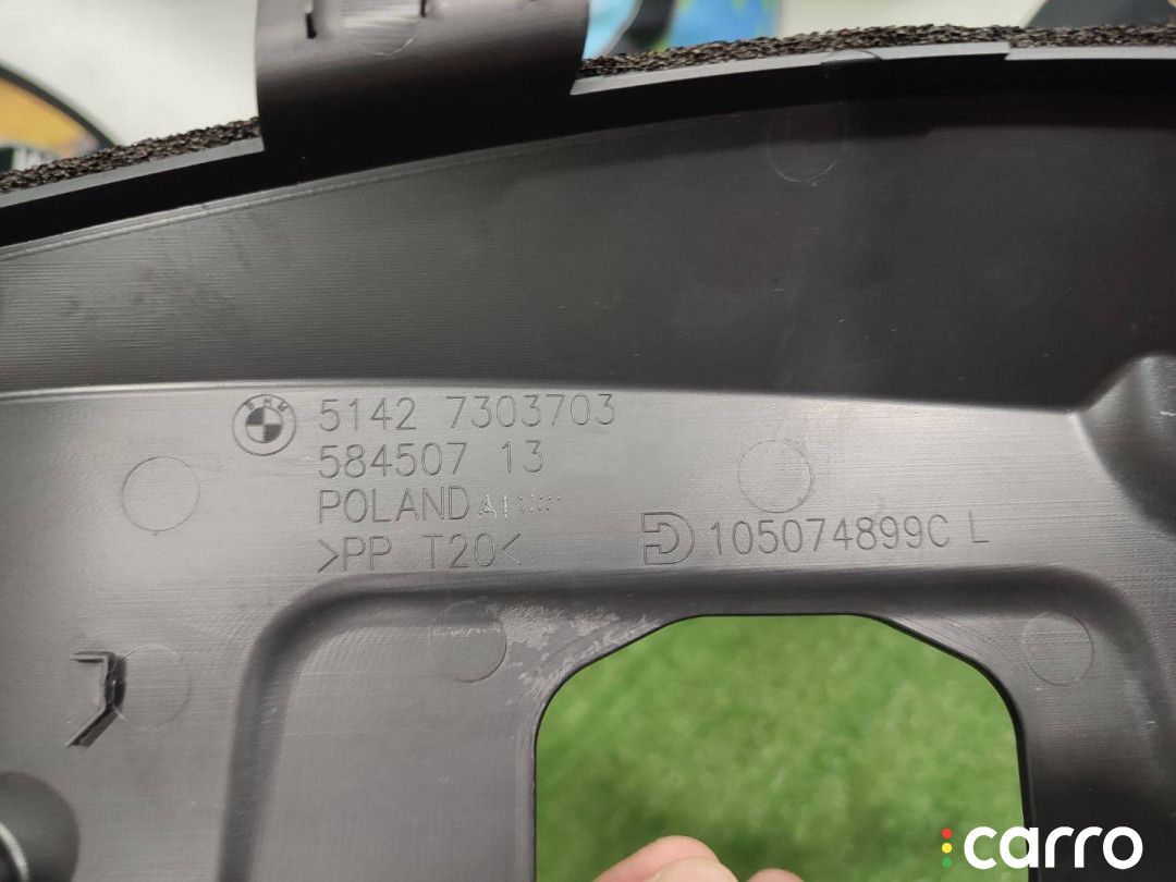 51427303703, 7303703 декоративная накладка двери задней левой BMW i3 I01 2017г. - фото №10