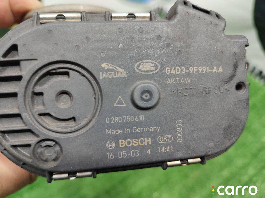 0280750610, G4D39F991, G4D39F991AA заслонка дроссельная Jaguar XE X760 2016г. - фото №10
