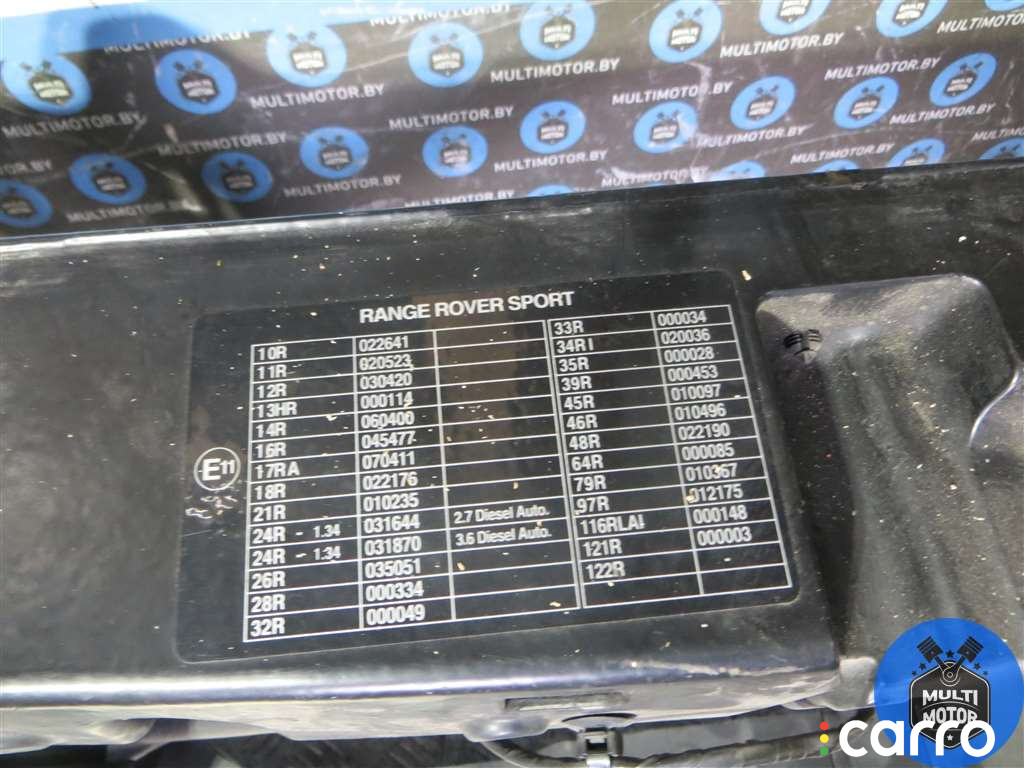 Передняя панель крепления облицовки (телевизор) Land-Rover Range Rover Sport 2007г. - фото №3
