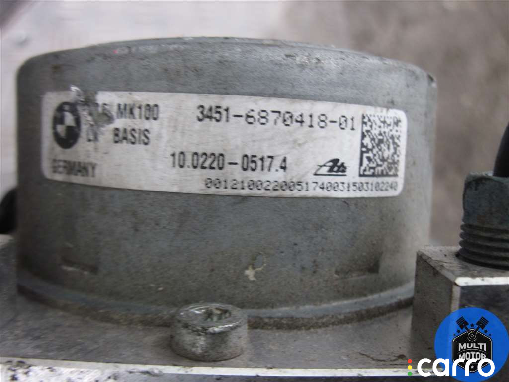 6870912 Блок ABS BMW 3 F30/F31/GT F34 2016г. - фото №3