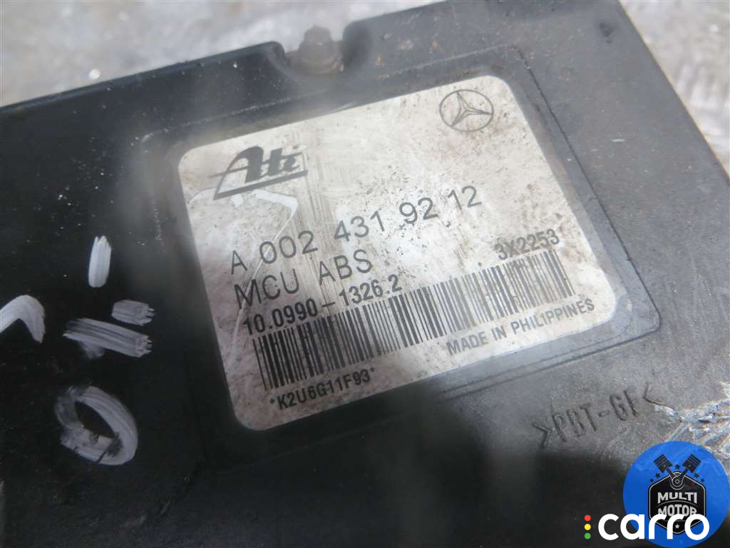 A0024319212 Блок ABS Mercedes C W203 2004г. - фото №3