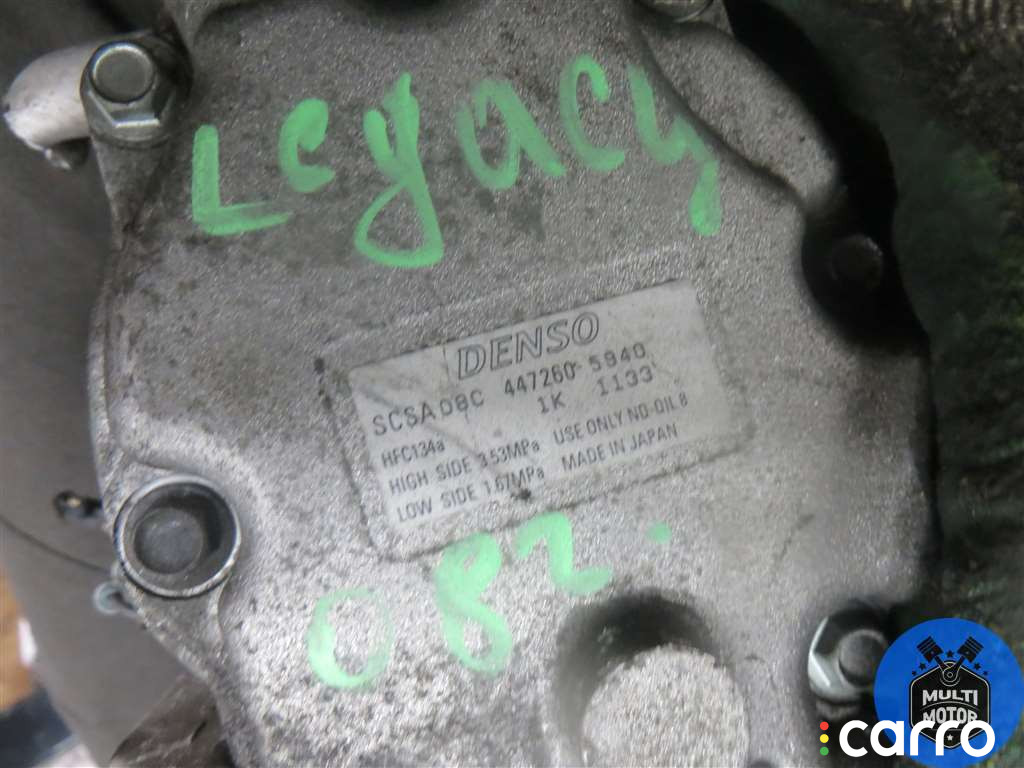 4472605940 Компрессор кондиционера Subaru Legacy 2008г. - фото №7