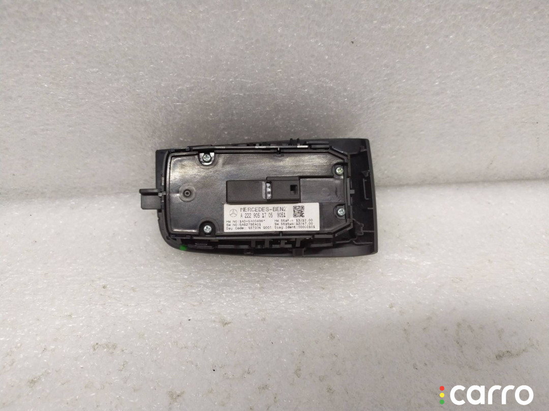 A2229051705 блок управления стеклоподъемниками задней правой Mercedes-Benz S W222/C217/A217 - фото №4