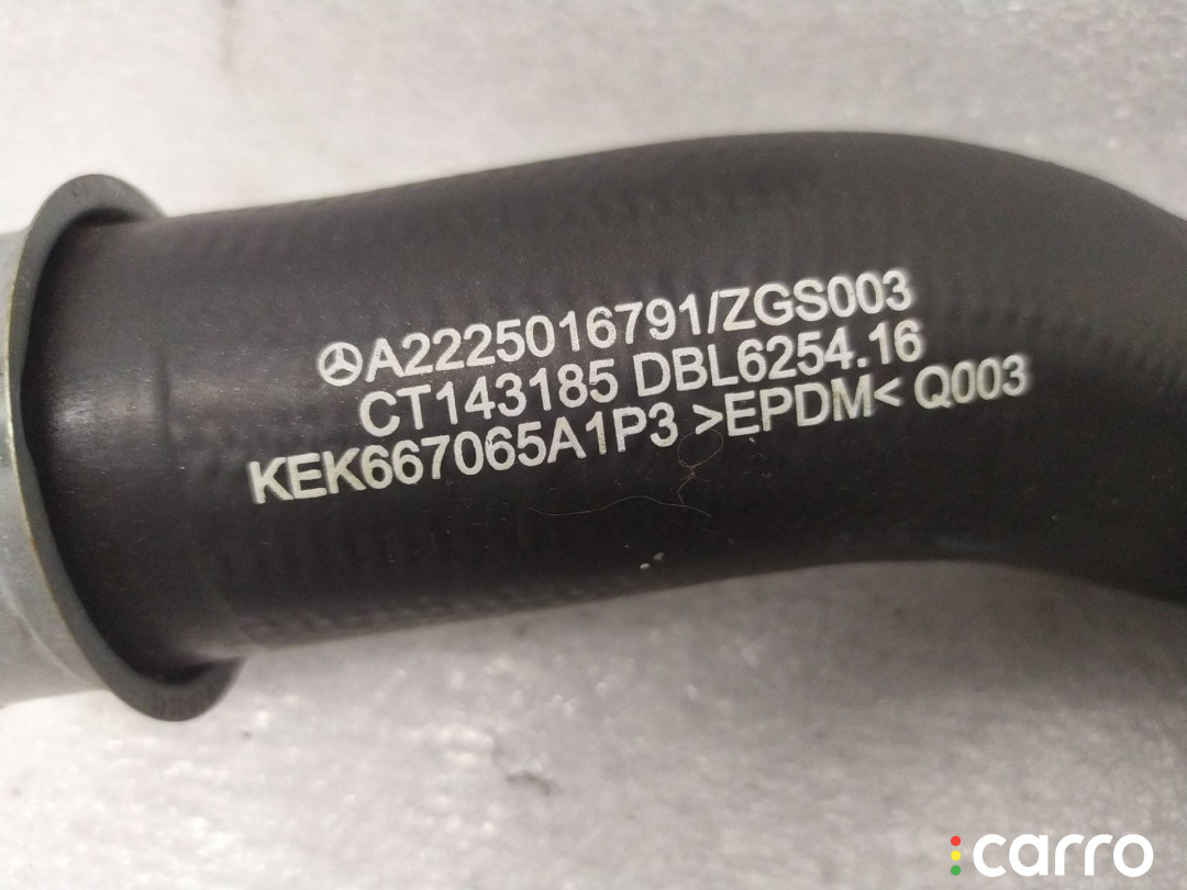 A2225016791 Патрубок (трубопровод, шланг) Mercedes-Benz S W222/C217/A217 - фото №5