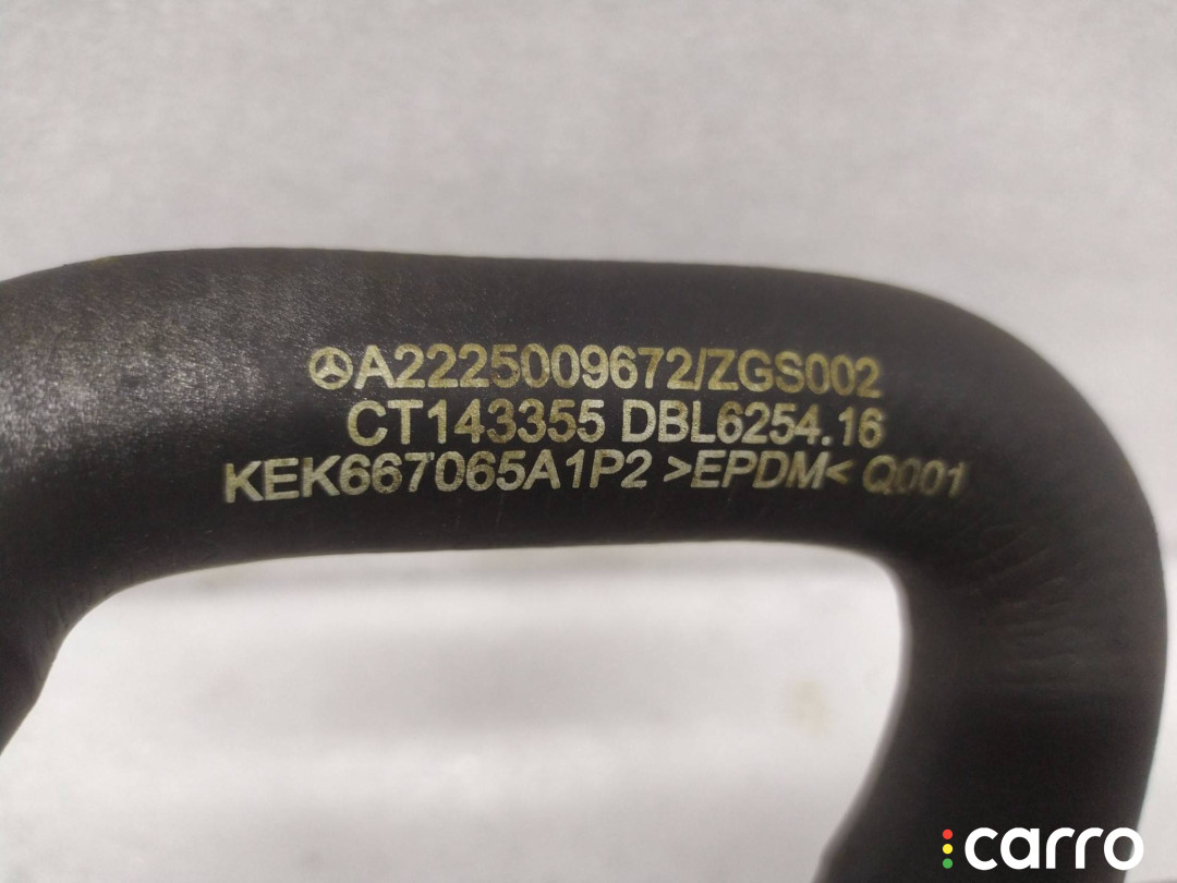 A2225009672 Патрубок (трубопровод, шланг) Mercedes-Benz S W222/C217/A217 - фото №2