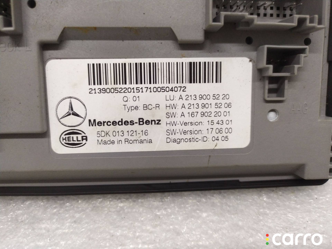 A2139005220 Блок SAM Mercedes-Benz E W213/S213/C238/A238 - фото №2