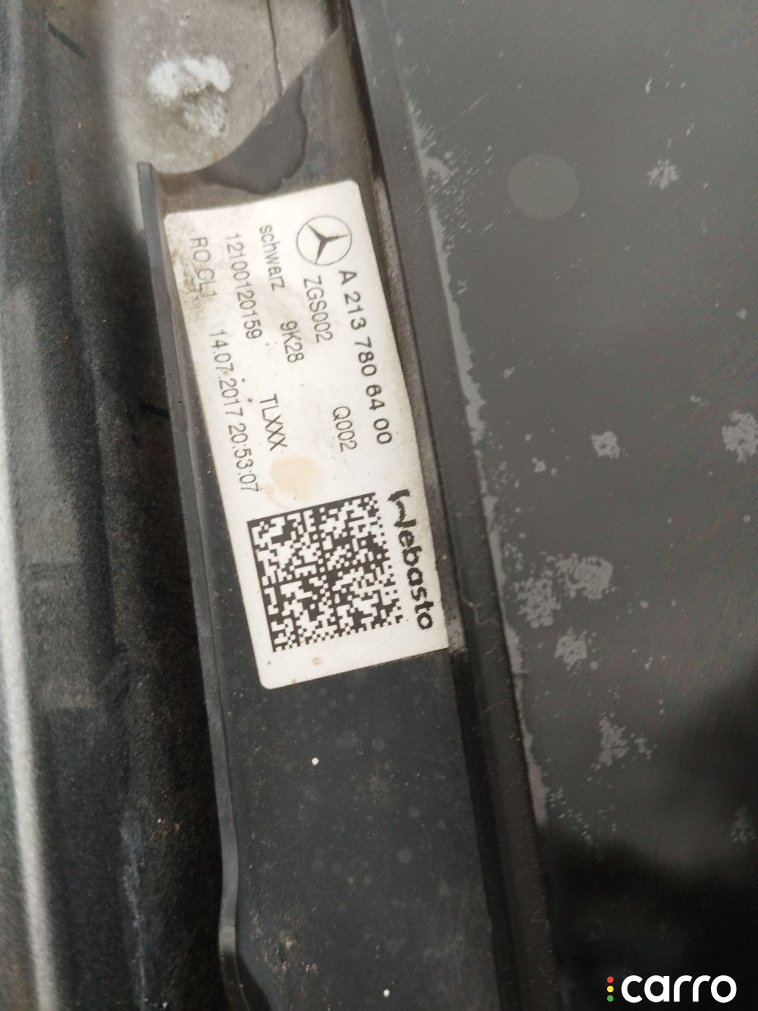 Крыша Mercedes-Benz E W213/S213/C238/A238 - фото №4