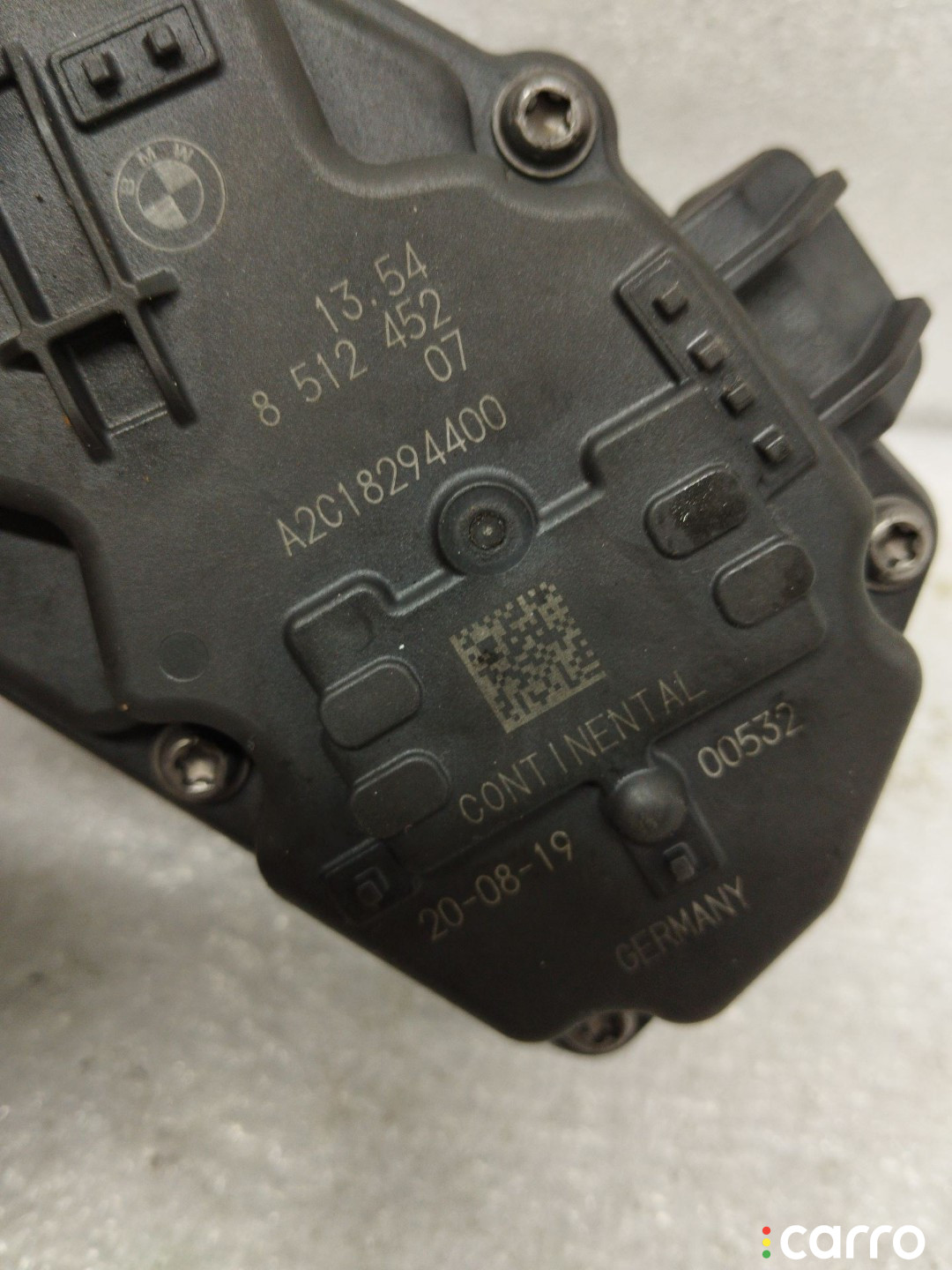 8512452 заслонка дроссельная BMW 5 G30/G31 - фото №7