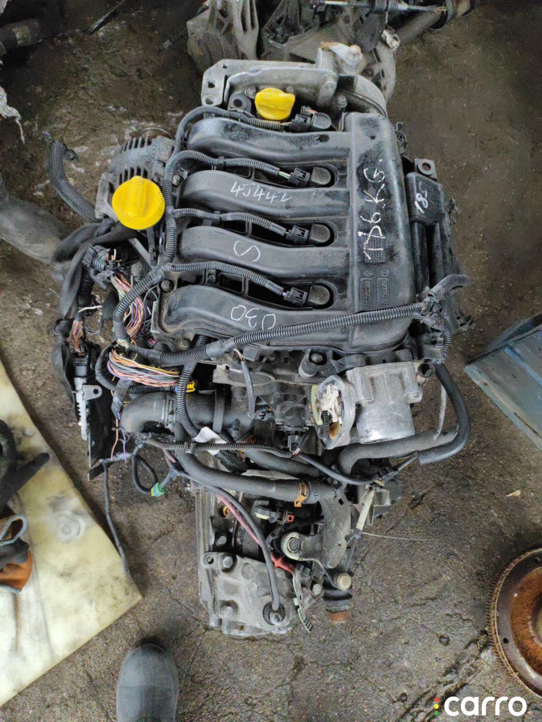 K4M9766 Двигатель Renault Scenic 2 - фото №2