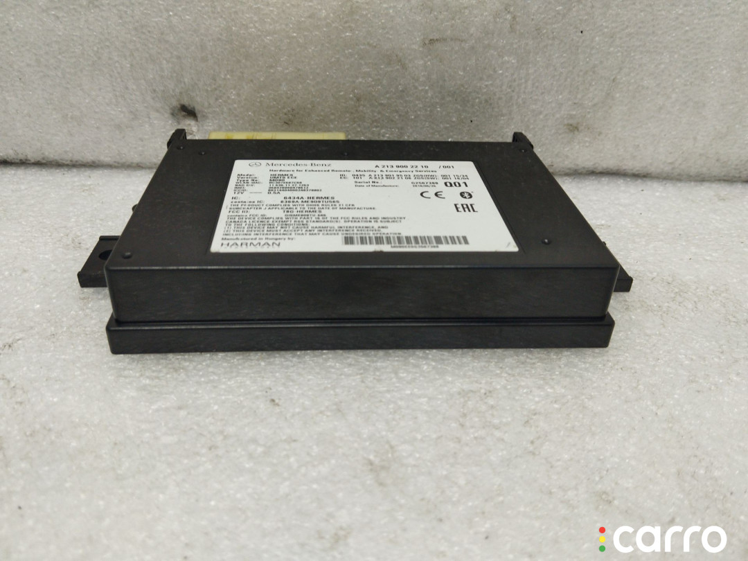 A2139002210, A2139019503, A2139022106 Блок Bluetooth Mercedes-Benz E W213/S213/C238/A238 - фото №6