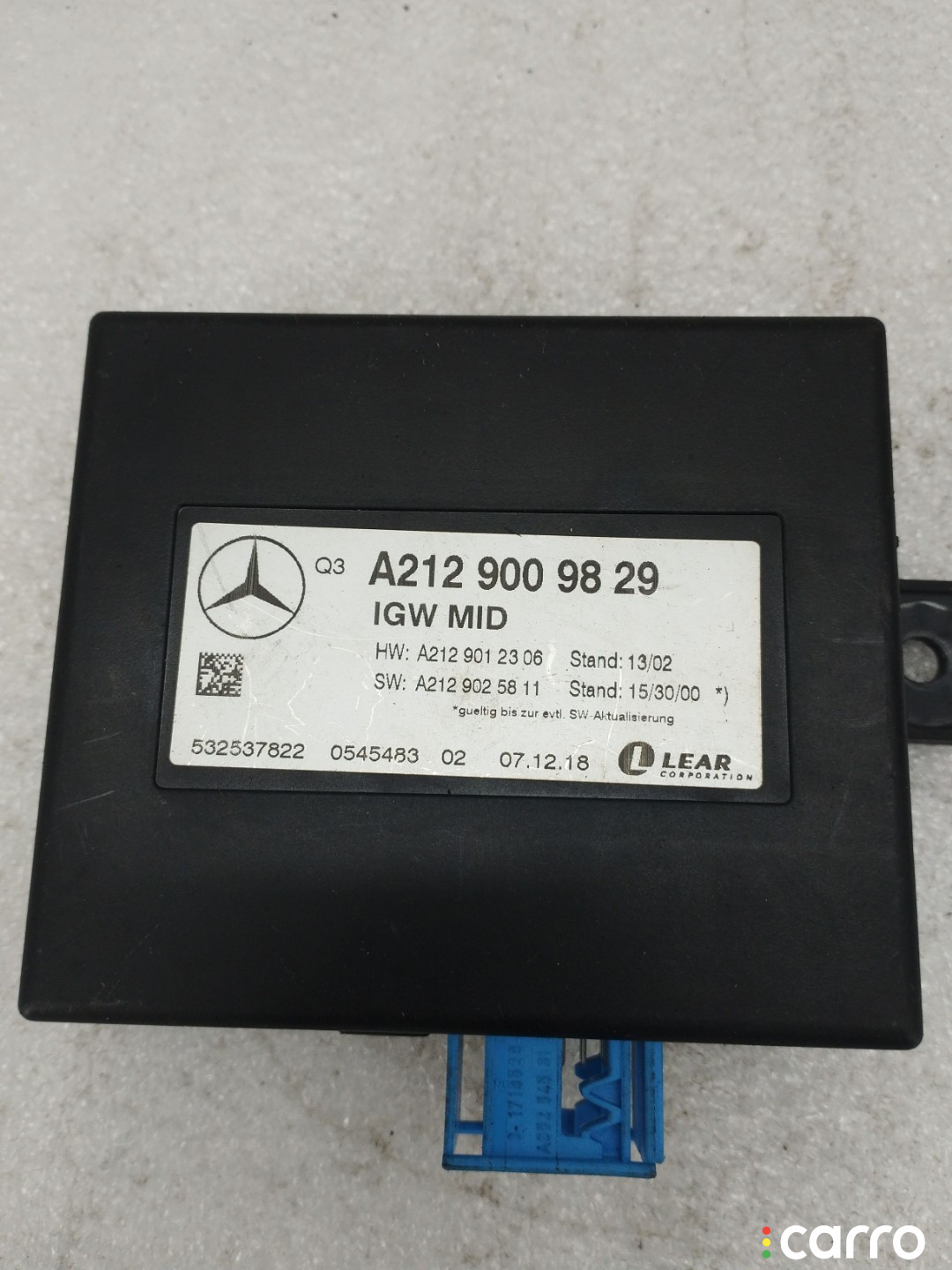 A2129009829 Блок круиз-контроля Mercedes-Benz GLS X166 - фото №2