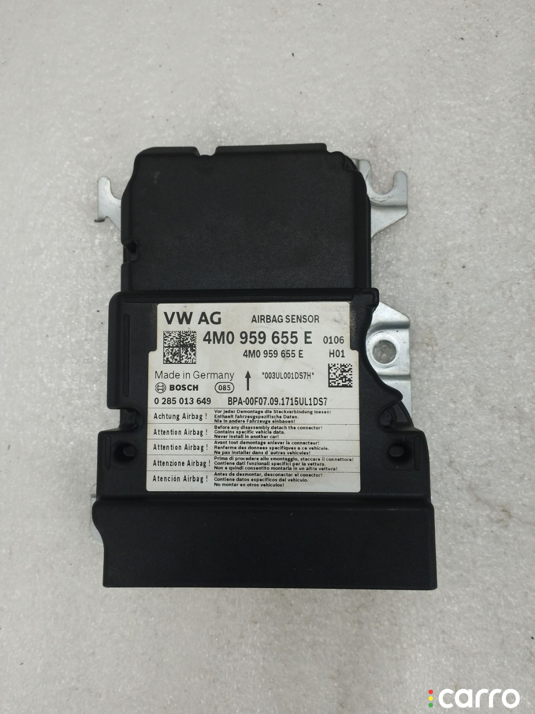 4M0959655E Блок AirBag Volkswagen Touareg 3 - фото №1
