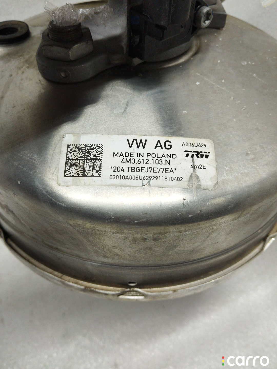 8W0611301, 4M0612103 Вакуумный усилитель тормозов Volkswagen Touareg 3 - фото №2