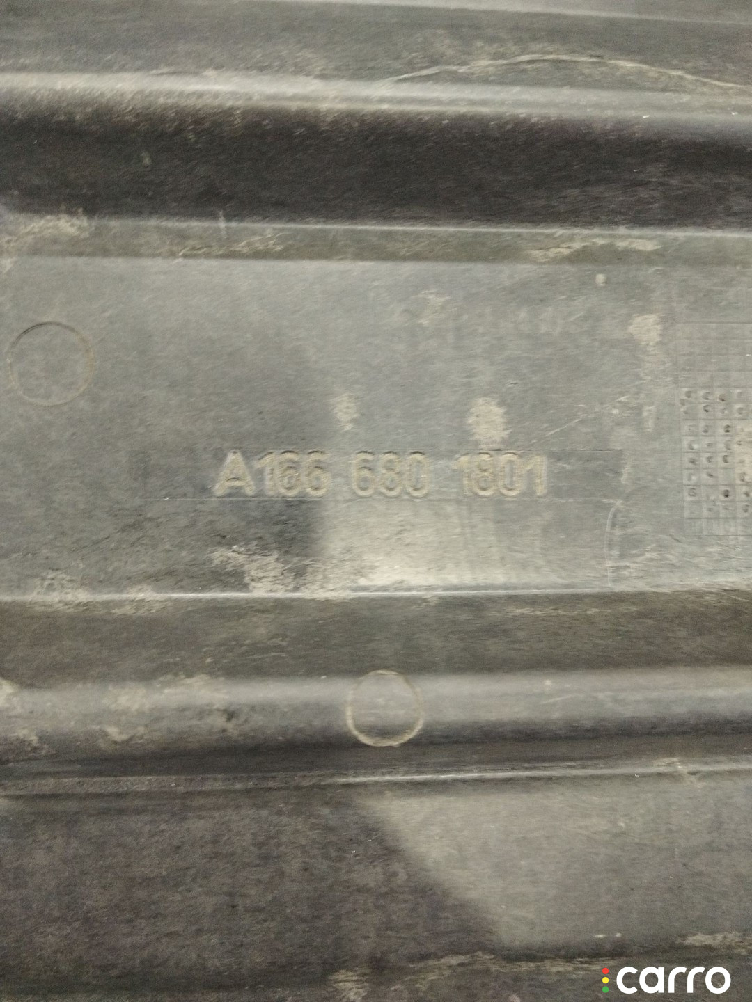 A1666801801 защита днища Mercedes-Benz GLS X166 - фото №8