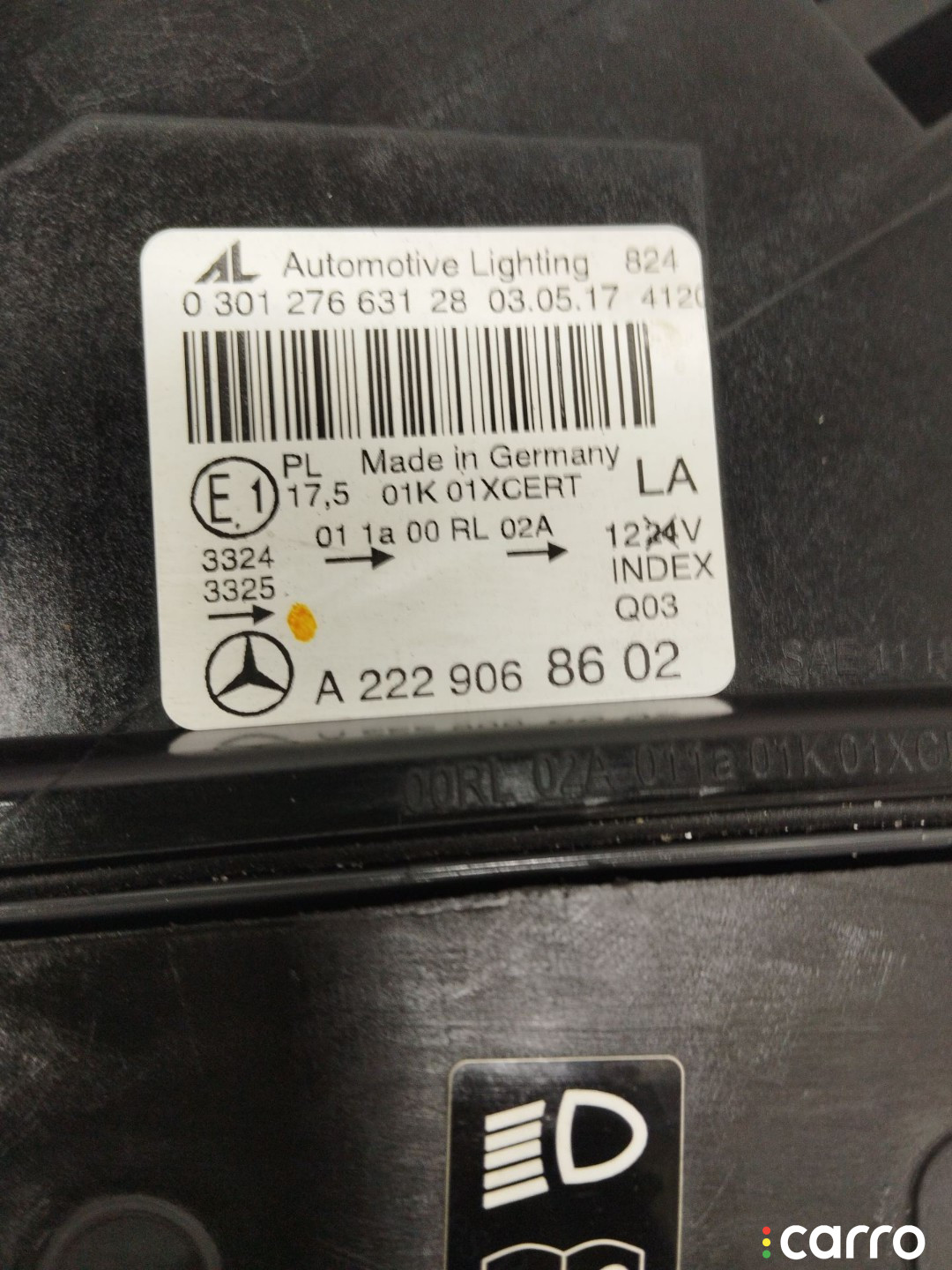 A2229068602 Фара левая Mercedes-Benz S W222/C217/A217 - фото №6