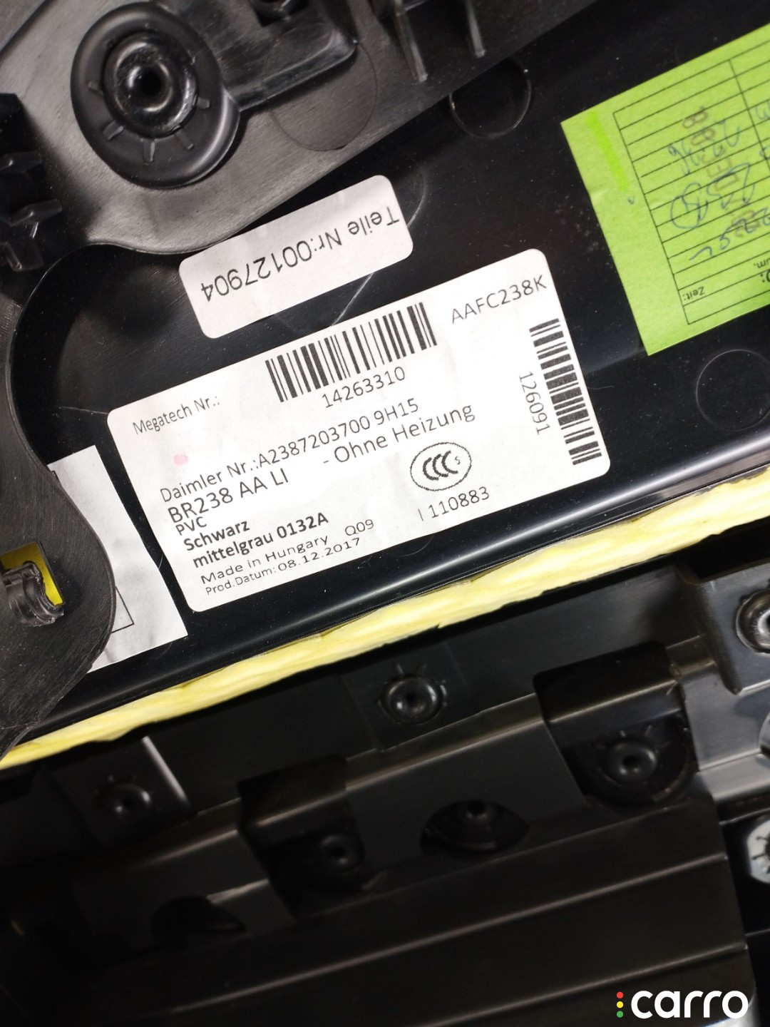 обшивка двери левой Mercedes-Benz E W213/S213/C238/A238 - фото №10