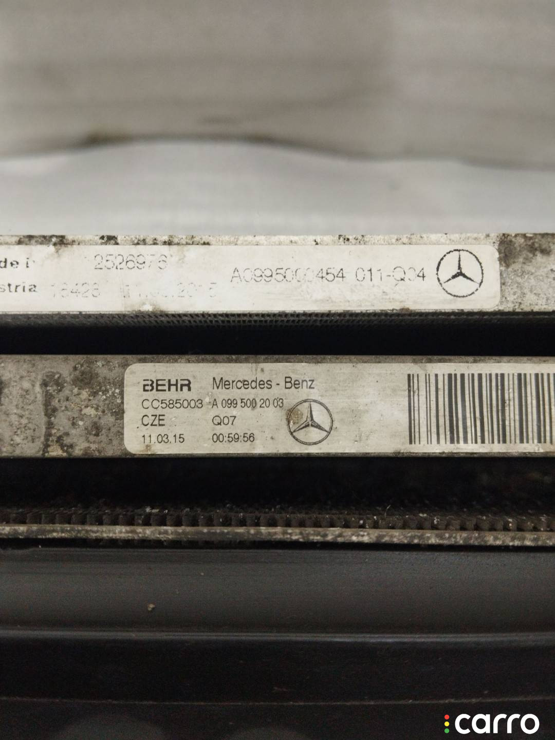A0995000454, A0995002003, A0999061000, A0995042219 кассета радиаторов Mercedes-Benz E W213/S213/C238/A238 - фото №7
