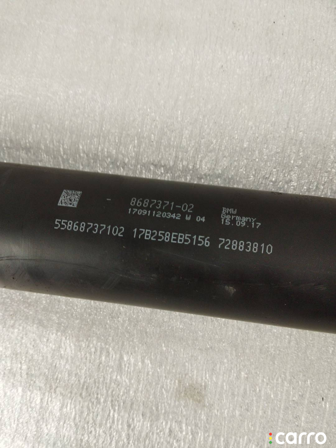 72883810, 8686120, 8687371, 55868737102 Карданный вал BMW 5 G30/G31 2017г. - фото №4