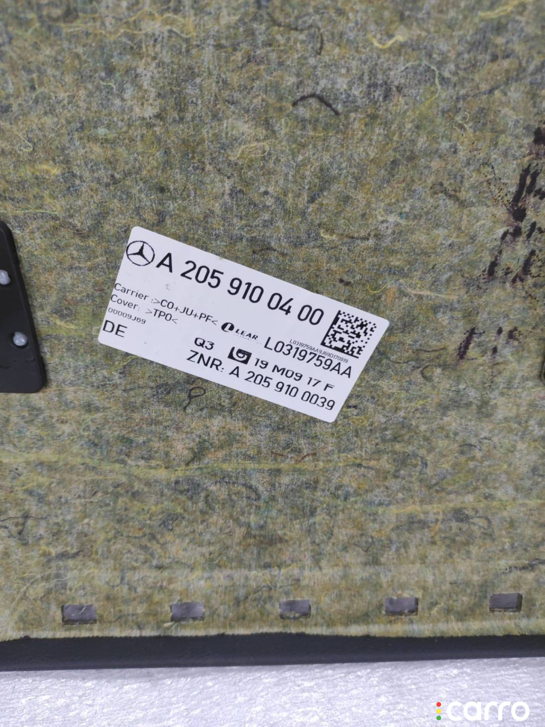 A2059100400 обшивка сидения Mercedes-Benz E W213/S213/C238/A238 - фото №8
