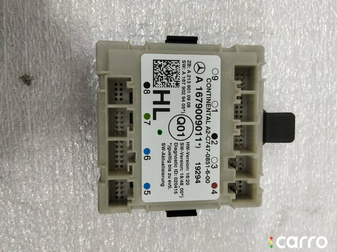 A2139010908, A1679009011 модуль управления двери задней левой Mercedes-Benz C W205/S205/C205 - фото №2