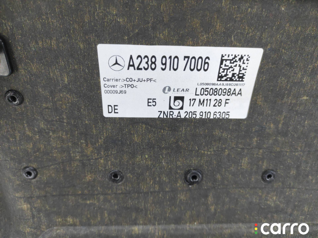A2059103902, A2389107006 обшивка сидения Mercedes-Benz C W205/S205/C205 - фото №10