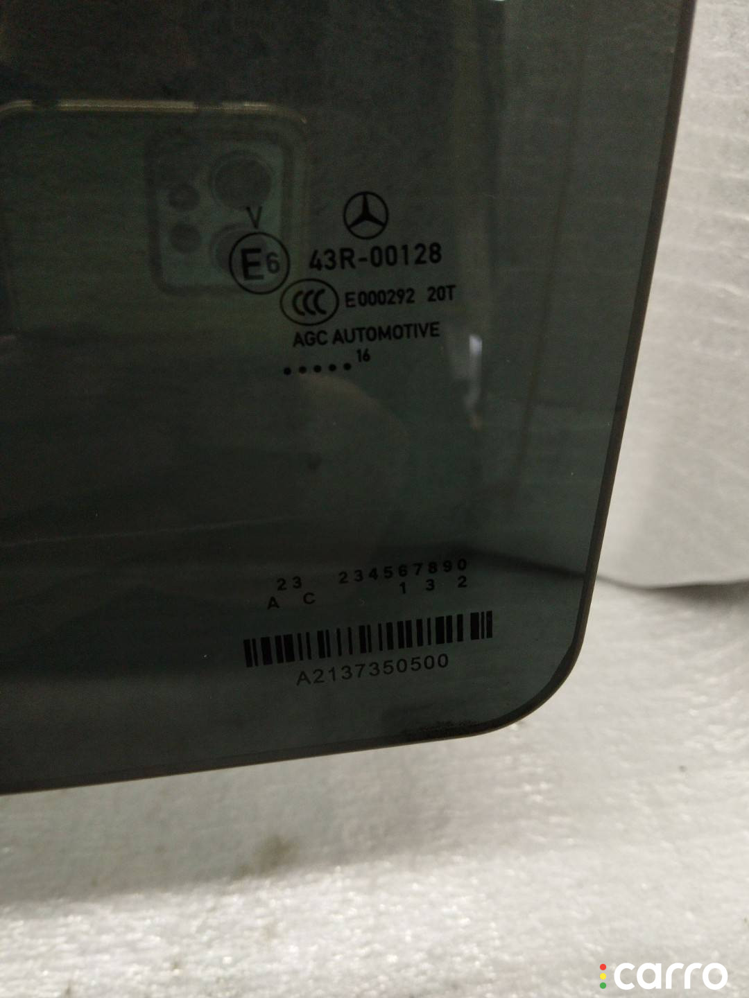 A2137350500 стекло двери задней левой Mercedes-Benz E W213/S213/C238/A238 - фото №5