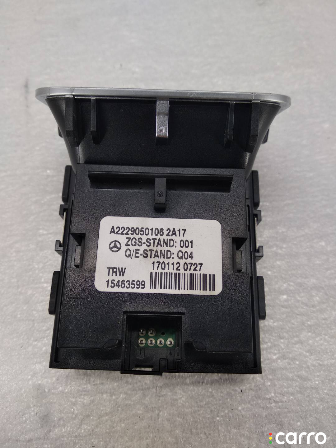 A2229050106 Кнопка ручного тормоза (ручника) Mercedes-Benz S W222/C217/A217 - фото №4
