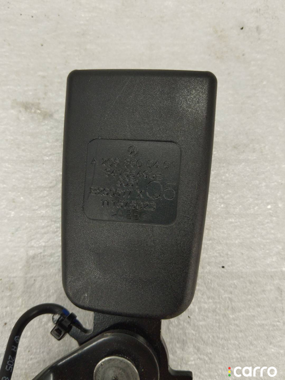 A2058600401 Замок ремня безопасности задний Mercedes-Benz C W205/S205/C205 - фото №3