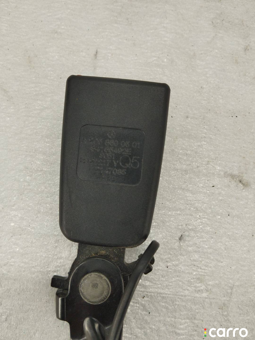 A2058600501 Замок ремня безопасности задний Mercedes-Benz C W205/S205/C205 - фото №5