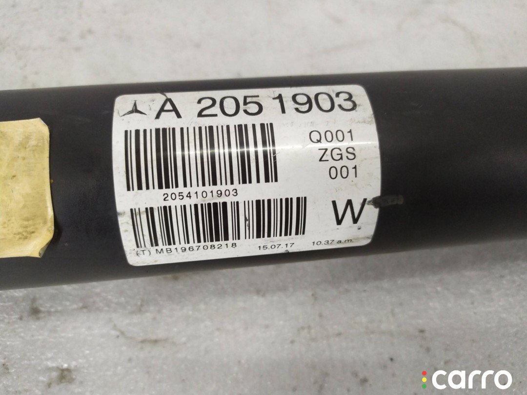 A2054108501, 2054110000, A2054101903 Карданный вал задний Mercedes-Benz C W205/S205/C205 2017г. - фото №2