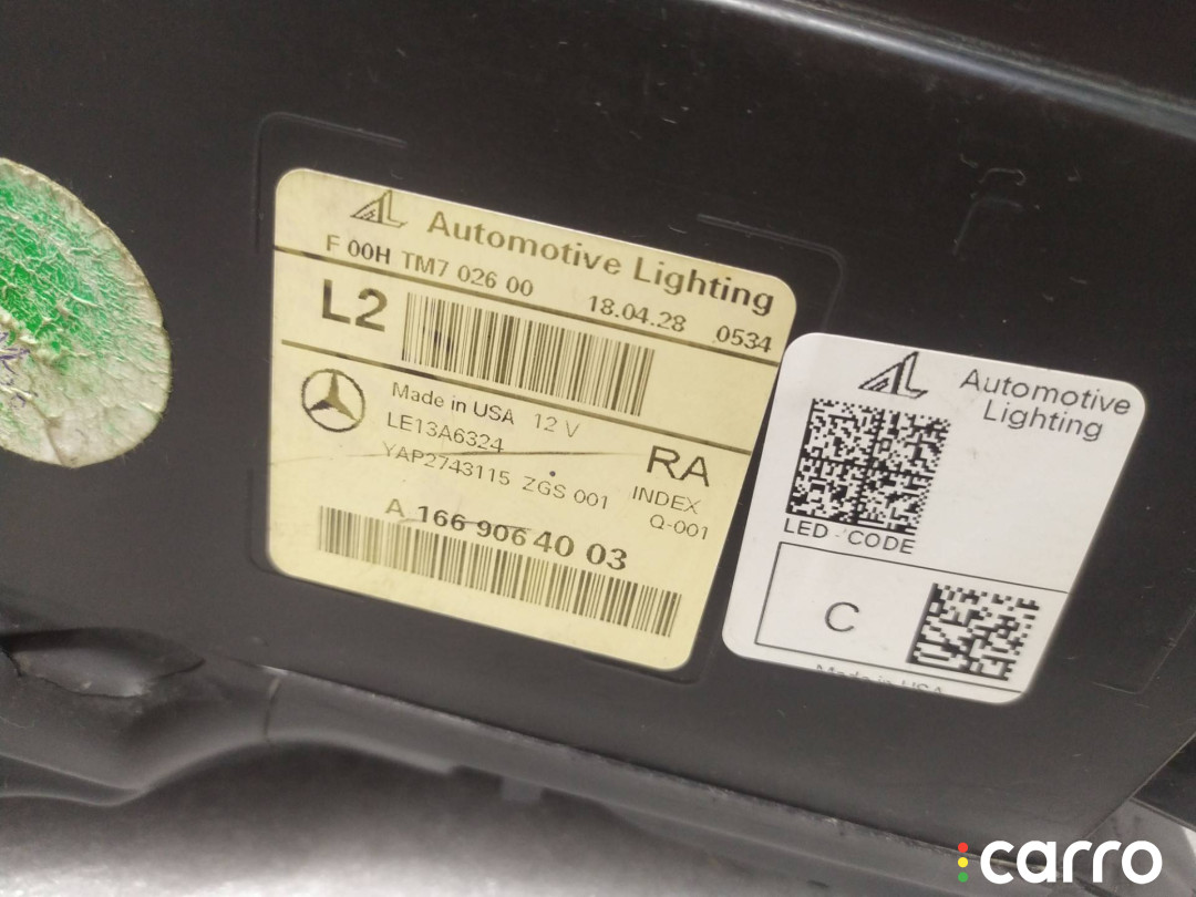 A1669064003 Фара правая Mercedes-Benz GLE W166 - фото №9