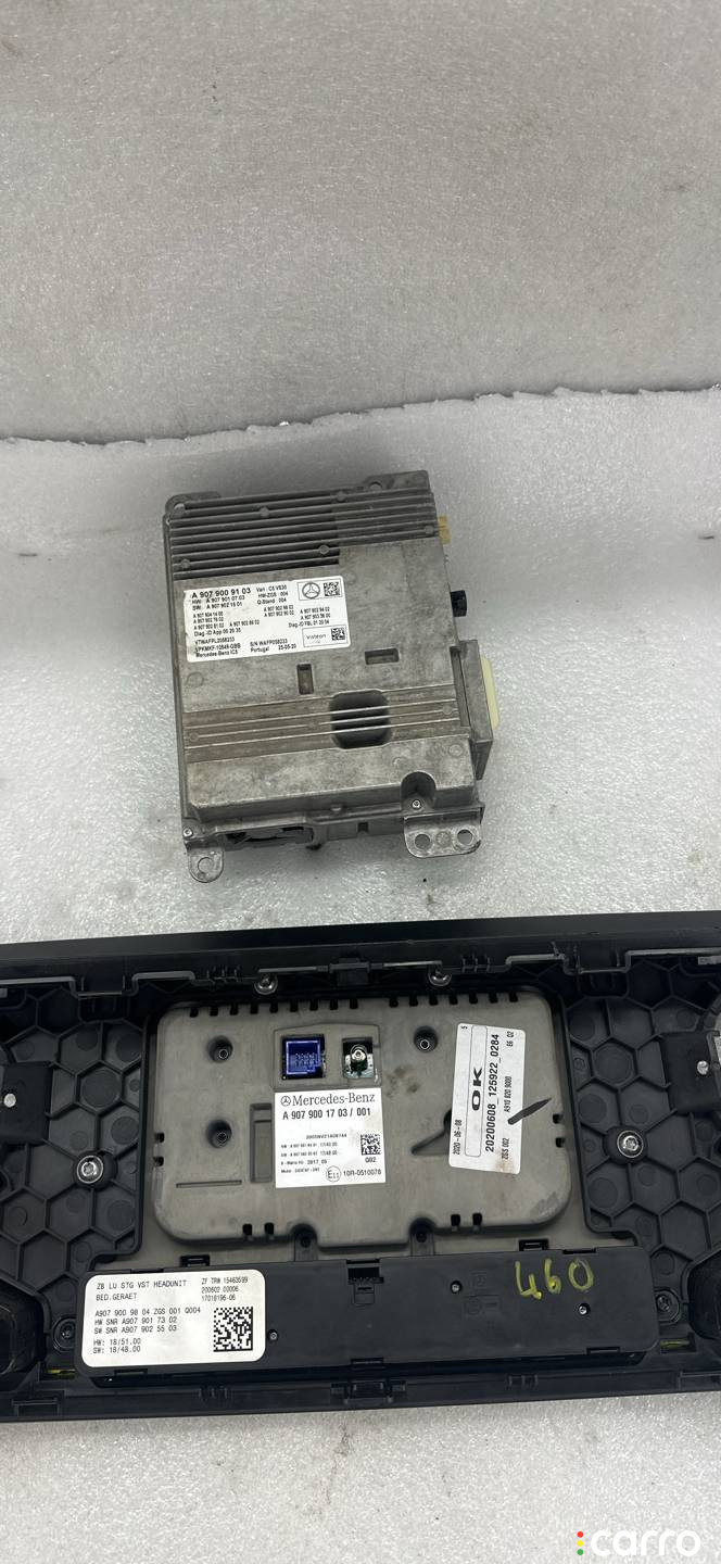 A9079001703 монитор мультимедиа Mercedes-Benz Sprinter W907/W910 2021г. - фото №4