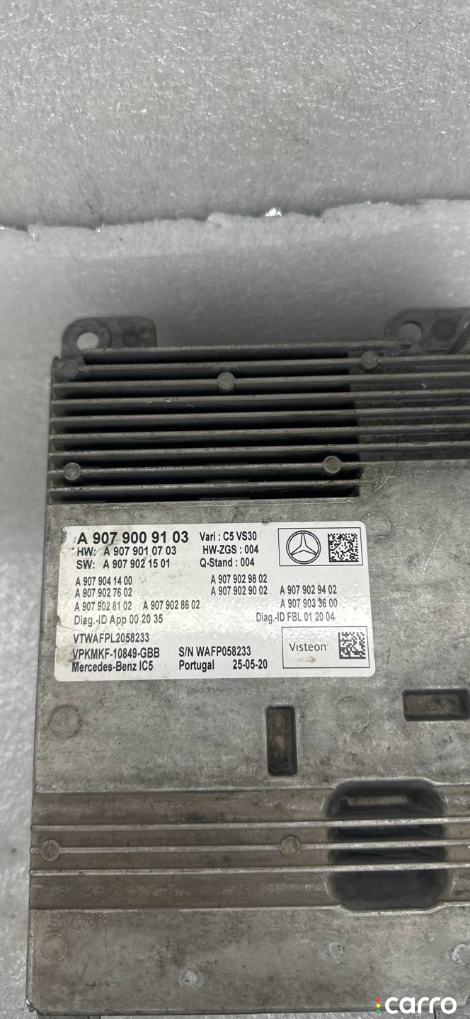 A9079001703 монитор мультимедиа Mercedes-Benz Sprinter W907/W910 2021г. - фото №5