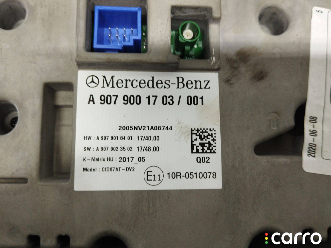 A9079001703 монитор мультимедиа Mercedes-Benz Sprinter W907/W910 2021г. - фото №8